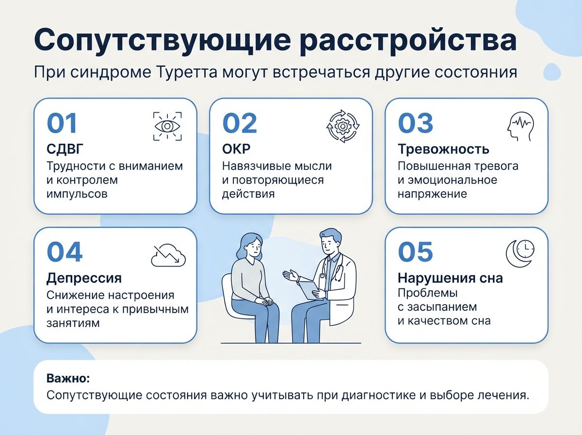 Лечение синдрома Туретта в Питкяранте инфографика